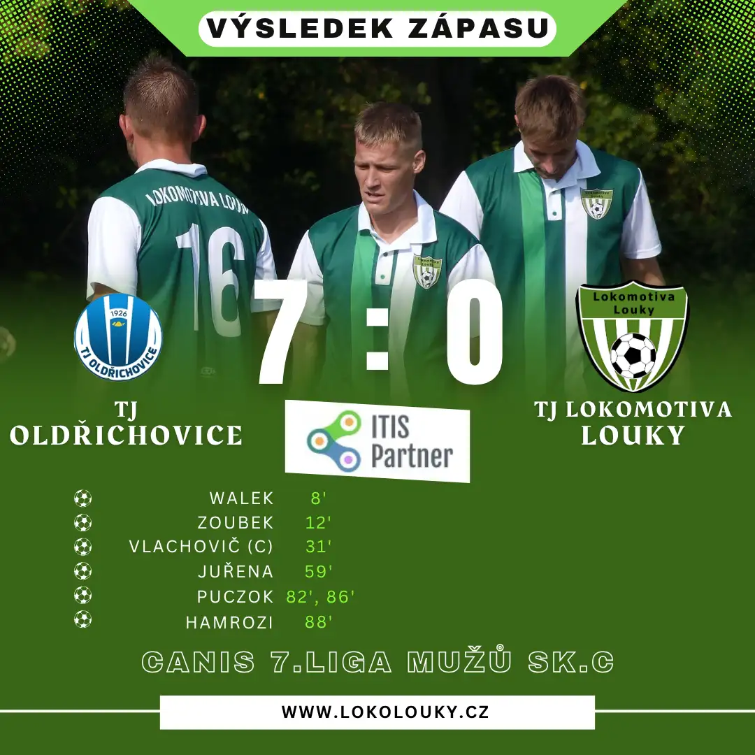 Po hrubě nepovedeném utkání odjíždíme z Oldřichovic s debaklem!