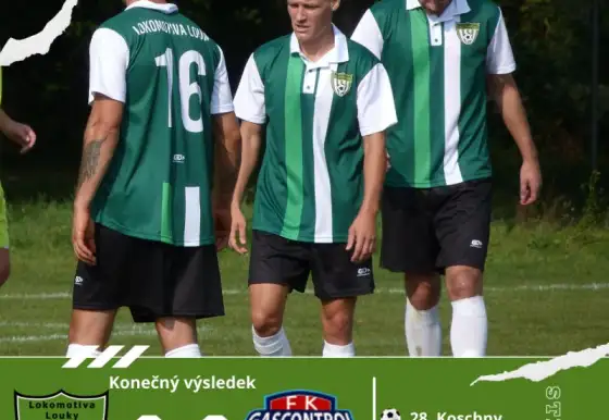 TJ Lokomotiva Louky : FK Gascontrol Havířov 2:2 (2:1)