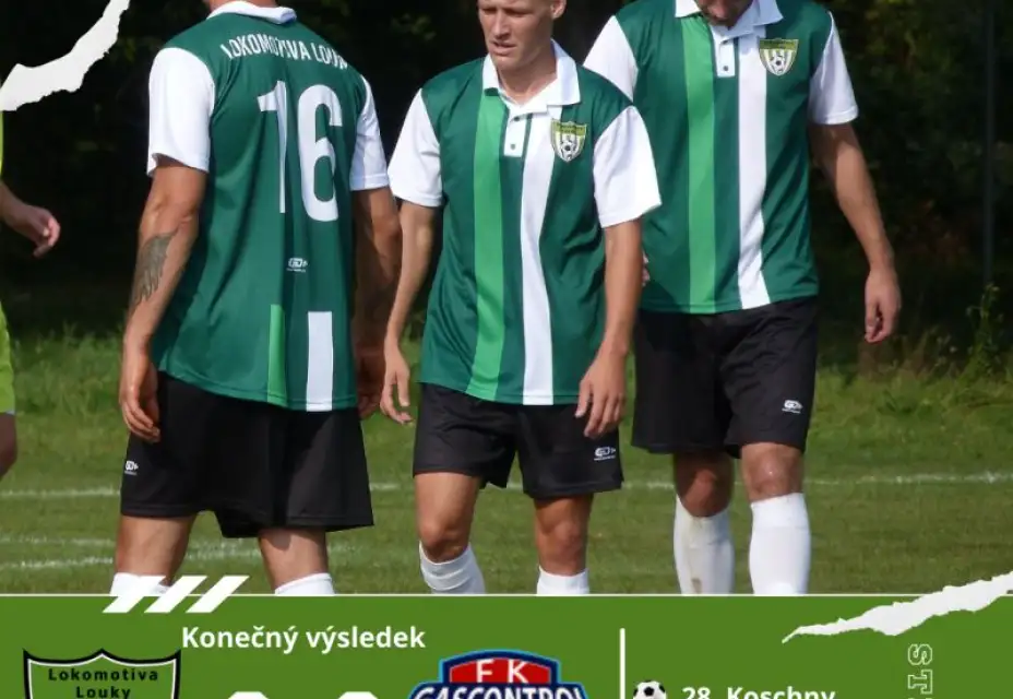TJ Lokomotiva Louky : FK Gascontrol Havířov 2:2 (2:1)