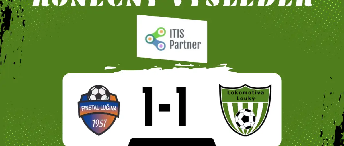 Vyrovnaný duel přinesl Loučanům druhou remízu v řadě, na gól Červeného dokázal ještě v první půlce z penalty odpovědět domácí Krejčiřík!