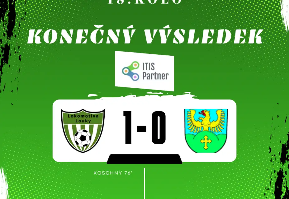 Vyrovnaný, tvrdý a bojovný duel rozhodl jedinou trefou v utkání Koschny a Loučani berou poprvé v jarní části na domácí půdě všechny 3 body!