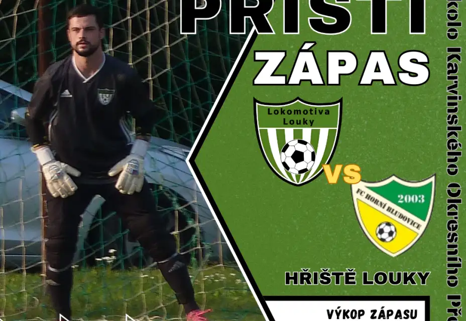 Program náročných květnových zápasů pokračuje, v sobotu hostíme Horní Bludovice!