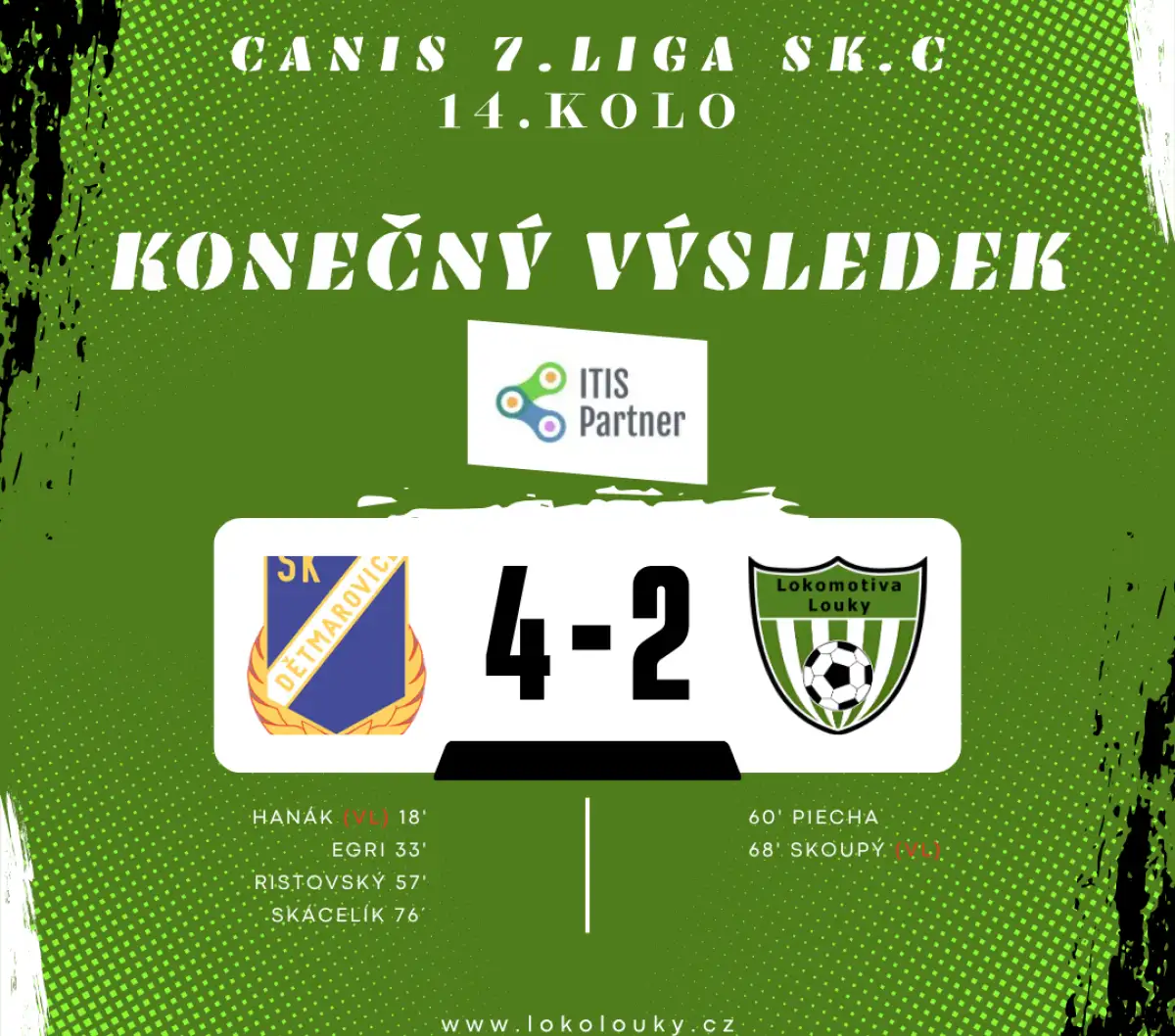 Csaplárovka nakonec neklapla a tak Dětmarovice stále zůstávají doma jako jediné stoprocentní!