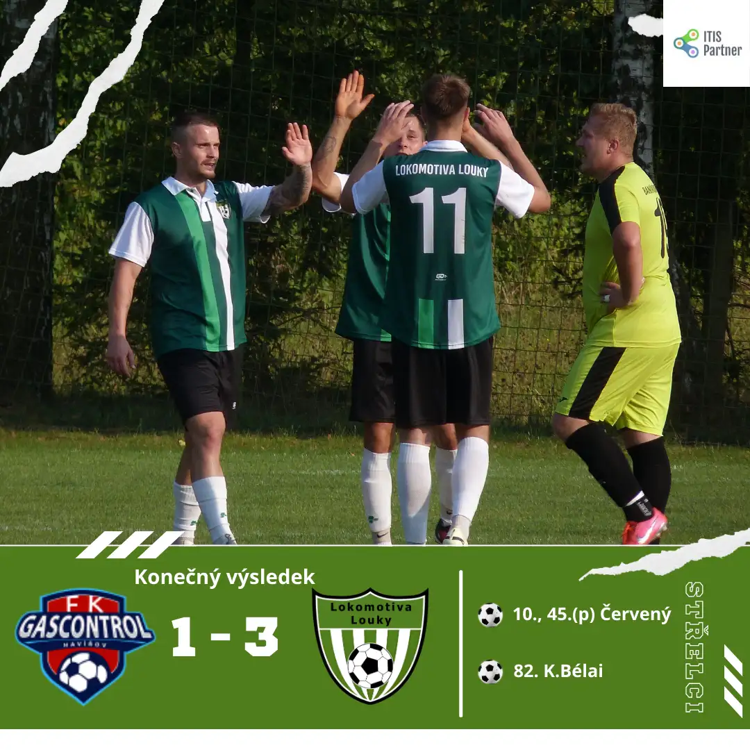 18.kolo OP / FK Gascontrol Havířov - TJ Lokomotiva Louky 1:3 (0:2)