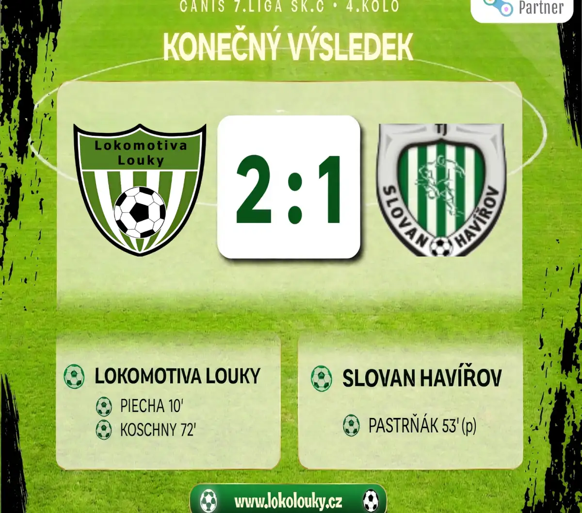 Herní převahu Loučani dokázali zúročit a poráží svého dlouholetého rivala 2:1 a v lize zůstávají stoprocentní!